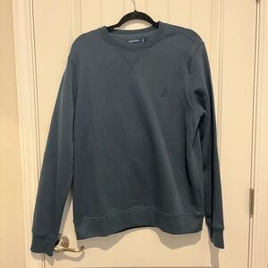 Nautica Men's Teal Crewneck Sweater